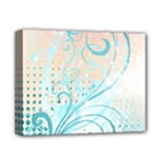 Pink Blue Pattern Deluxe Canvas 14  x 11  (Stretched)