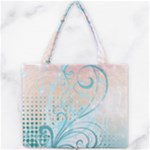 Pink Blue Pattern Mini Tote Bag