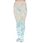 Pink Blue Pattern Tights