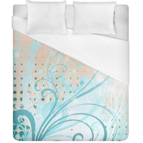 Pink Blue Pattern Duvet Cover (California King Size) from ArtsNow.com