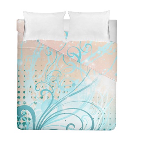 Pink Blue Pattern Duvet Cover Double Side (Full/ Double Size) from ArtsNow.com