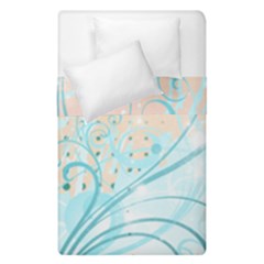 Pink Blue Pattern Duvet Cover Double Side (Single Size) from ArtsNow.com