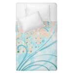 Pink Blue Pattern Duvet Cover Double Side (Single Size)