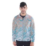 Pink Blue Pattern Men s Windbreaker