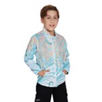 Pink Blue Pattern Kids  Windbreaker