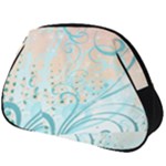 Pink Blue Pattern Full Print Accessory Pouch (Big)