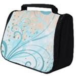 Pink Blue Pattern Full Print Travel Pouch (Big)