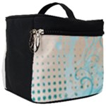 Pink Blue Pattern Make Up Travel Bag (Big)