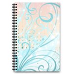 Pink Blue Pattern 5.5  x 8.5  Notebook