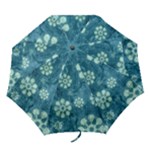 Snow Flake Art Folding Umbrella