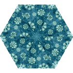 Snow Flake Art Mini Folding Umbrella