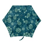 Snow Flake Art Mini Folding Umbrella