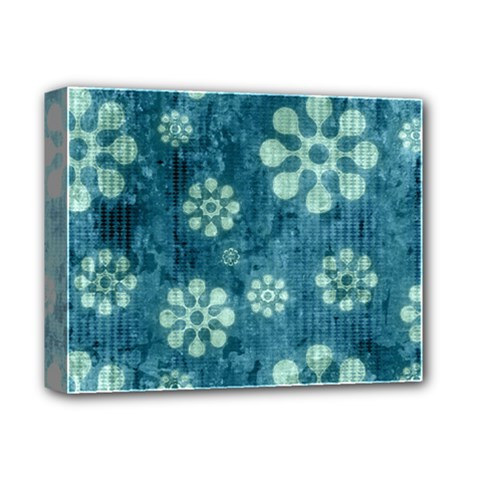 Snow Flake Art Deluxe Canvas 14  x 11  (Stretched) from ArtsNow.com