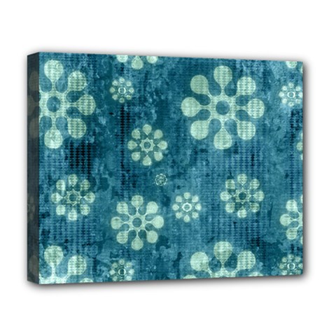 Snow Flake Art Deluxe Canvas 20  x 16  (Stretched) from ArtsNow.com