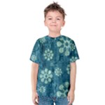 Snow Flake Art Kids  Cotton Tee