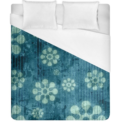 Snow Flake Art Duvet Cover (California King Size) from ArtsNow.com