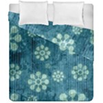 Snow Flake Art Duvet Cover Double Side (California King Size)