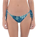 Snow Flake Art Reversible Bikini Bottom