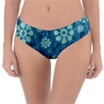 Snow Flake Art Reversible Classic Bikini Bottoms