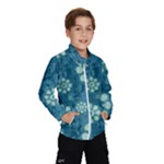 Snow Flake Art Kids  Windbreaker