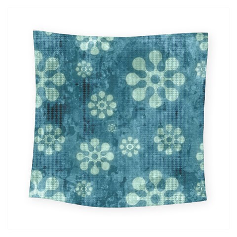 Snow Flake Art Square Tapestry (Small) from ArtsNow.com