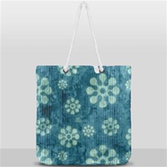 Full Print Rope Handle Tote (Large) 