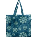 Snow Flake Art Canvas Travel Bag