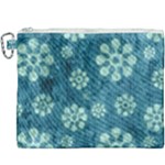 Snow Flake Art Canvas Cosmetic Bag (XXXL)