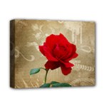 Red Rose Art Deluxe Canvas 14  x 11  (Stretched)