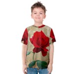 Red Rose Art Kids  Cotton Tee