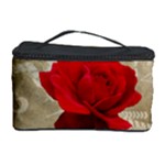 Red Rose Art Cosmetic Storage Case