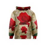 Red Rose Art Kids  Pullover Hoodie