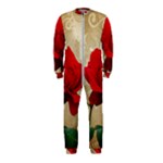 Red Rose Art OnePiece Jumpsuit (Kids)