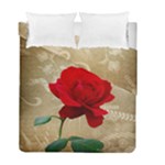 Red Rose Art Duvet Cover Double Side (Full/ Double Size)