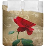 Red Rose Art Duvet Cover Double Side (King Size)