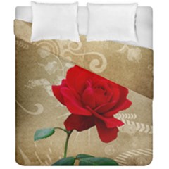 Red Rose Art Duvet Cover Double Side (California King Size) from ArtsNow.com