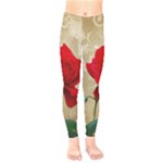 Red Rose Art Kids  Legging