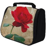 Red Rose Art Full Print Travel Pouch (Big)