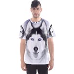 Wolf Moon Mountains Men s Sports Mesh Tee