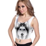 Wolf Moon Mountains Crop Top