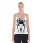 Wolf Moon Mountains Spaghetti Strap Top