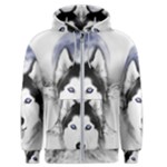 Wolf Moon Mountains Men s Zipper Hoodie