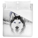 Wolf Moon Mountains Duvet Cover (Queen Size)