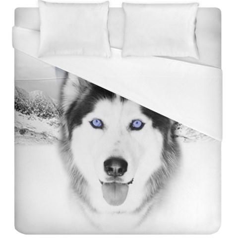 Wolf Moon Mountains Duvet Cover (King Size) from ArtsNow.com