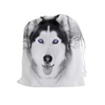 Wolf Moon Mountains Drawstring Pouch (XL)