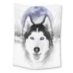 Wolf Moon Mountains Medium Tapestry