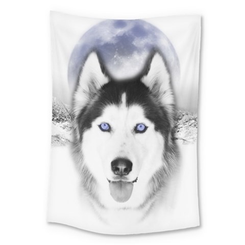 Wolf Moon Mountains Large Tapestry from ArtsNow.com