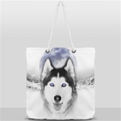 Full Print Rope Handle Tote (Large) 