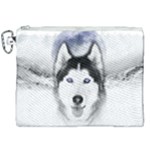 Wolf Moon Mountains Canvas Cosmetic Bag (XXL)