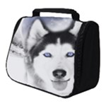 Wolf Moon Mountains Full Print Travel Pouch (Small)